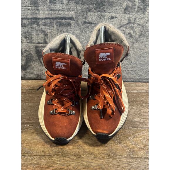 Sorel Women's Out 'N About III Conquest Waterproof Boot Warp Red Rust Size 7.5 - Picture 3 of 8